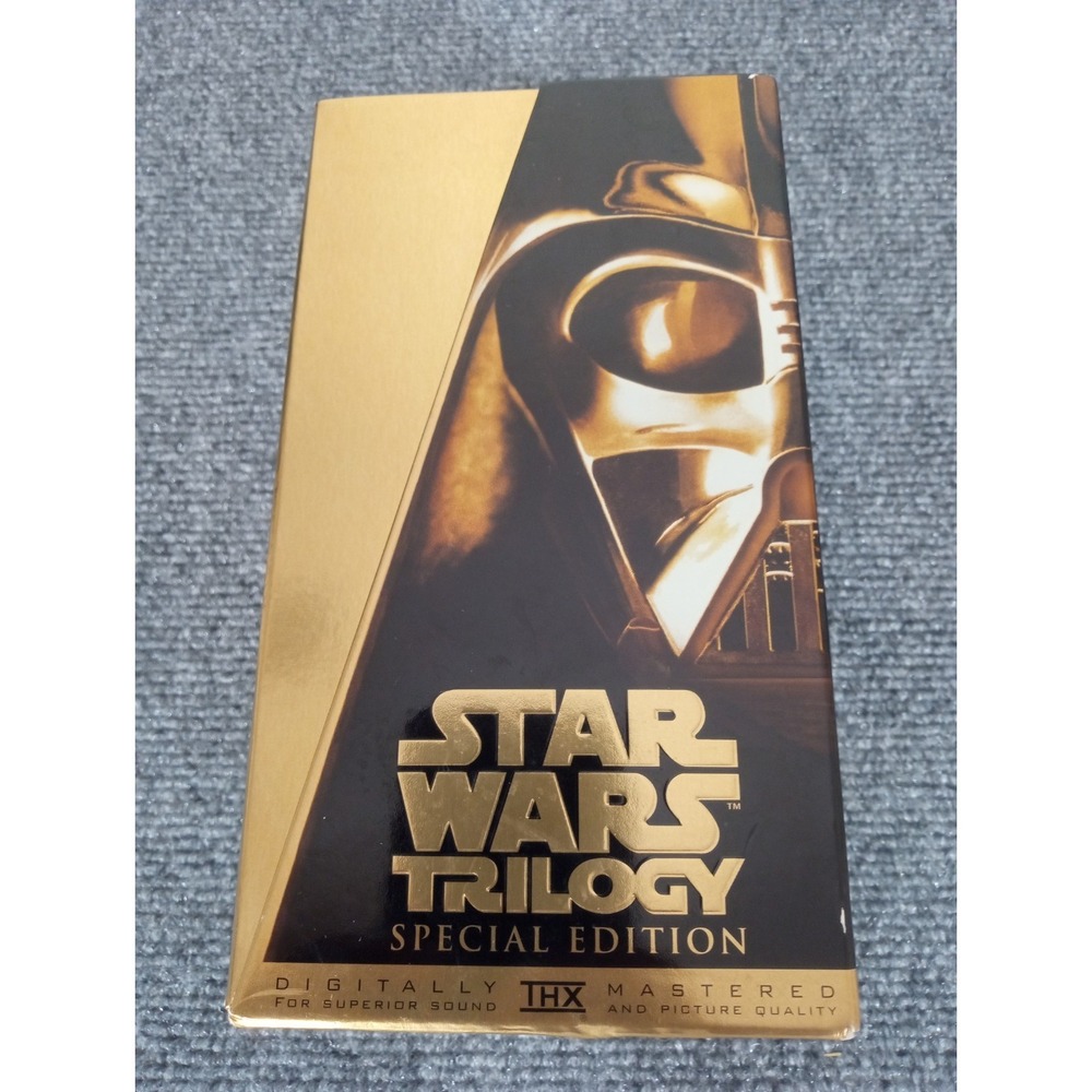 Star Wars Trilogy Special Edition VHS Gold Box Set 1997 Digitally Mastered NEW